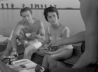 Leon Niemczyk and Jolanta Umecka in Knife in the Water (1962)