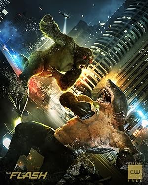 Poster de King Shark vs. Gorilla Grodd