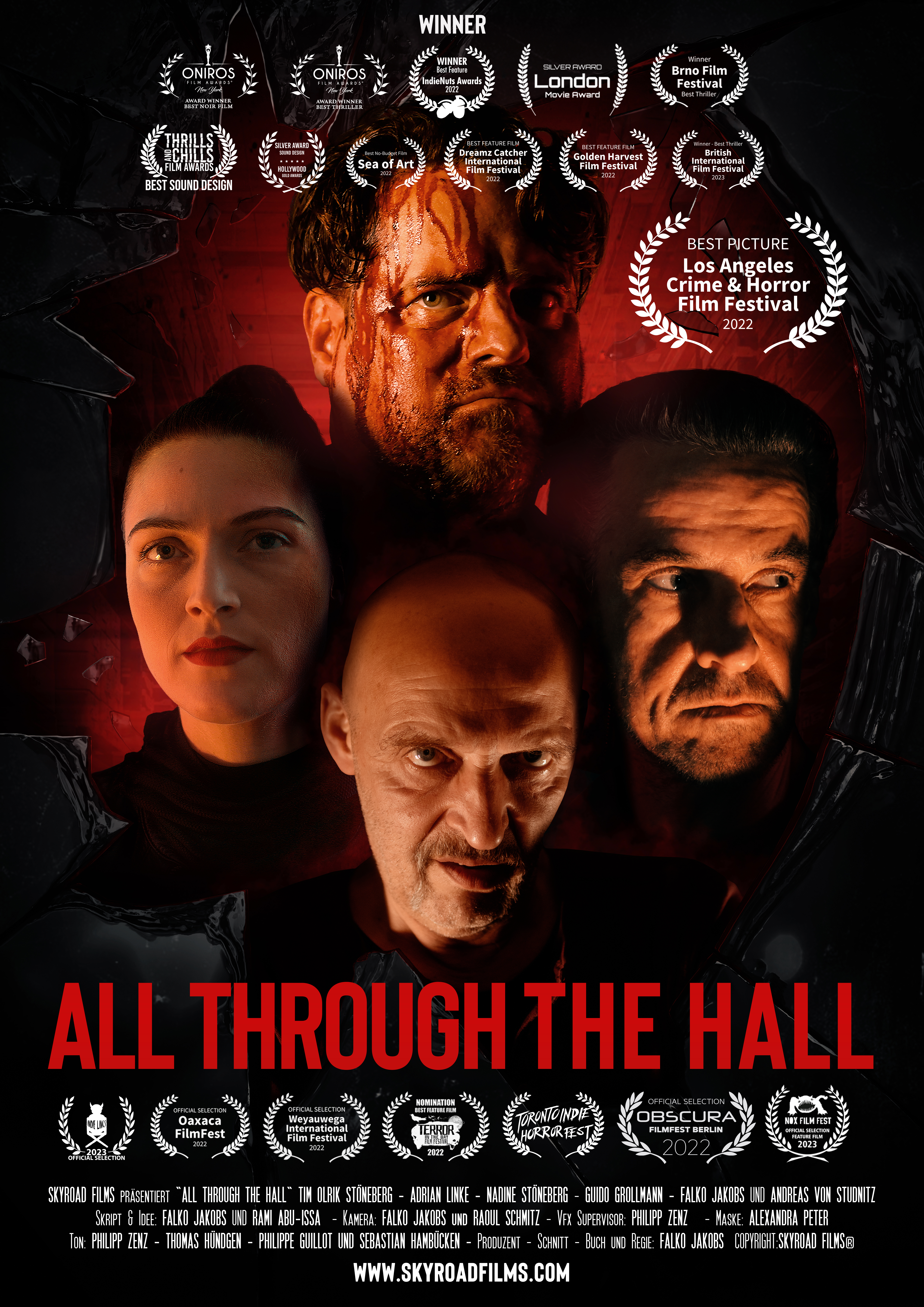 Poster of All Through the Hall