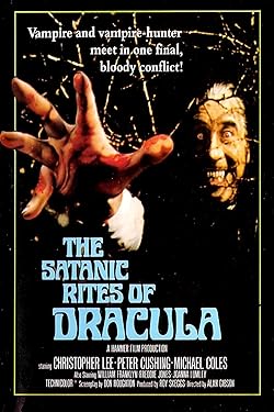 Poster of The Satanic Rites of Dracula