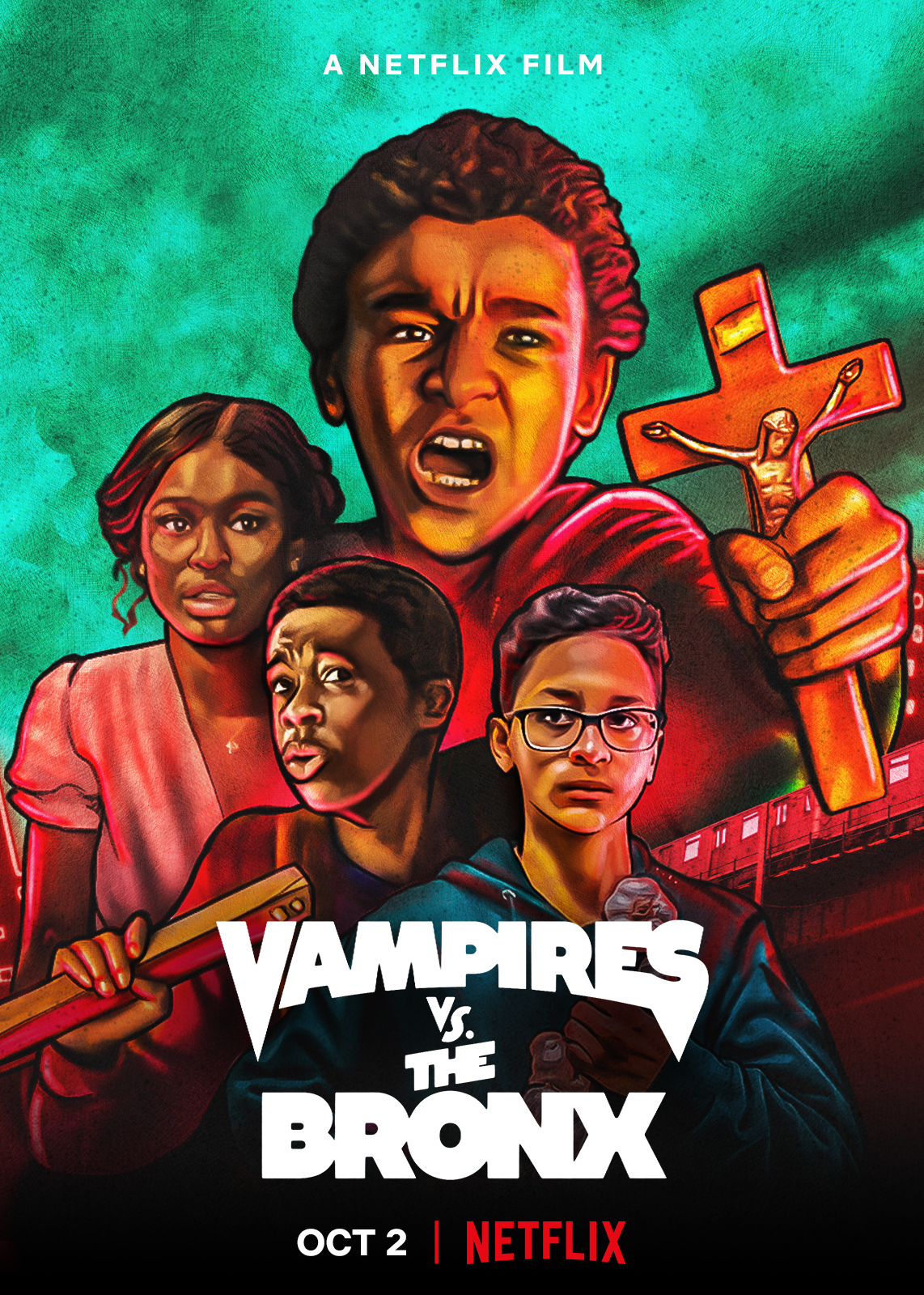 Poster of Vampires vs. the Bronx