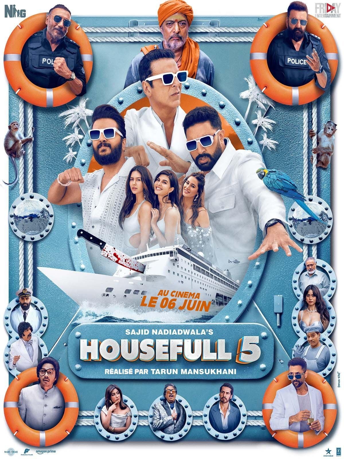 Housefull 5 (5A+5B) 2025 Hindi Movie 1080p | 720p | HEVC | 480p AMZN HDRip ESub Download
