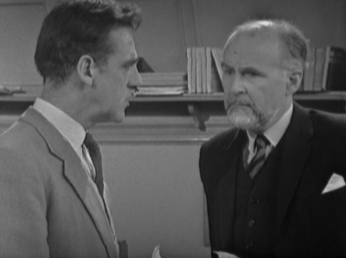 Michael Aldridge and Richard Vernon in Up Against a Brick Wall (1965)