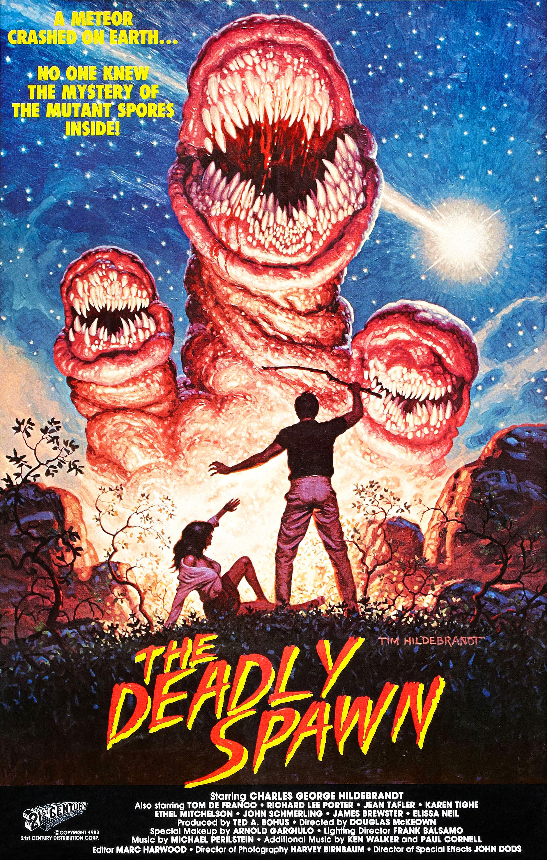 image poster from imdb, mydramalist - The Deadly Spawn 1983