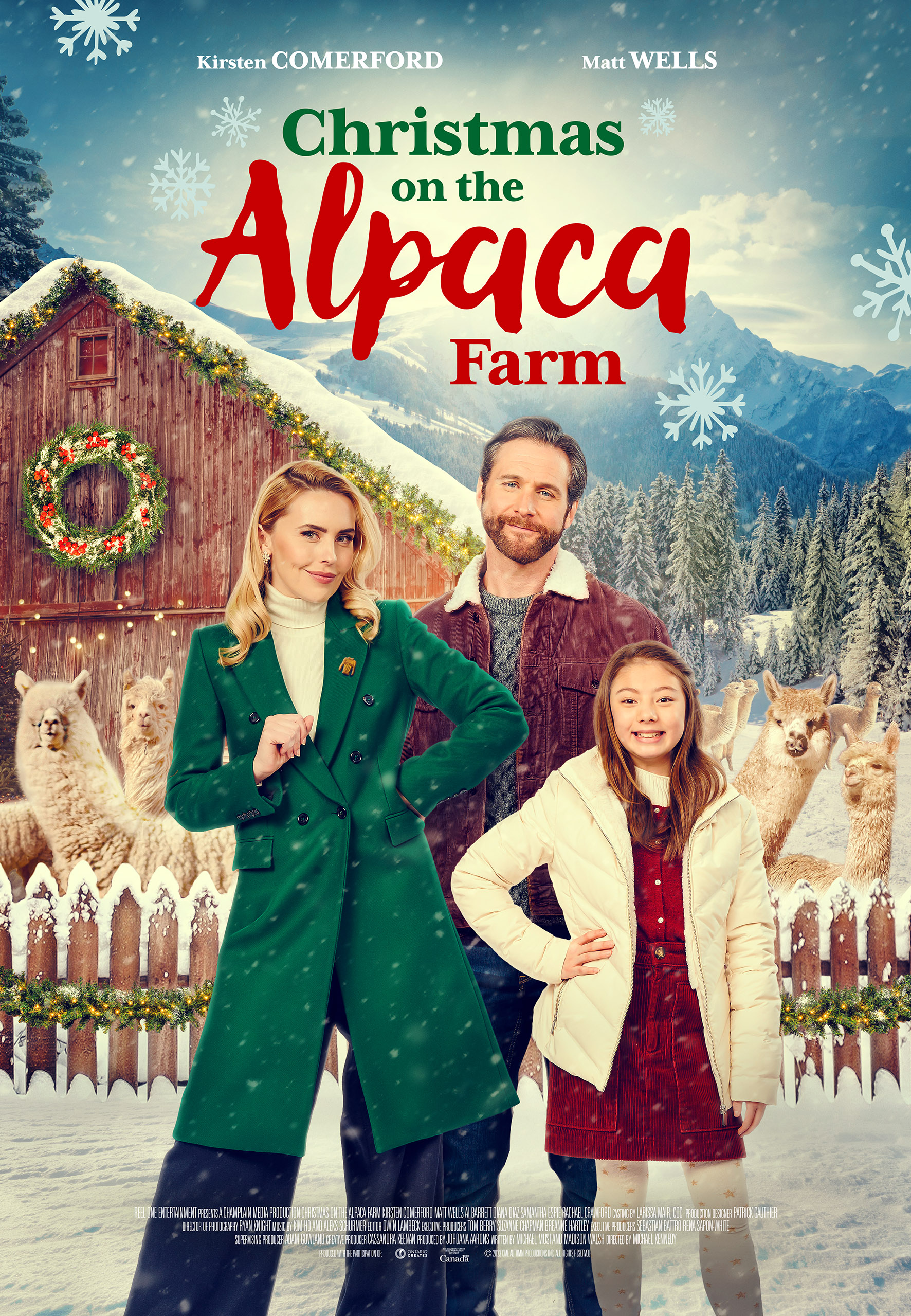 Poster of Christmas on the Alpaca Farm