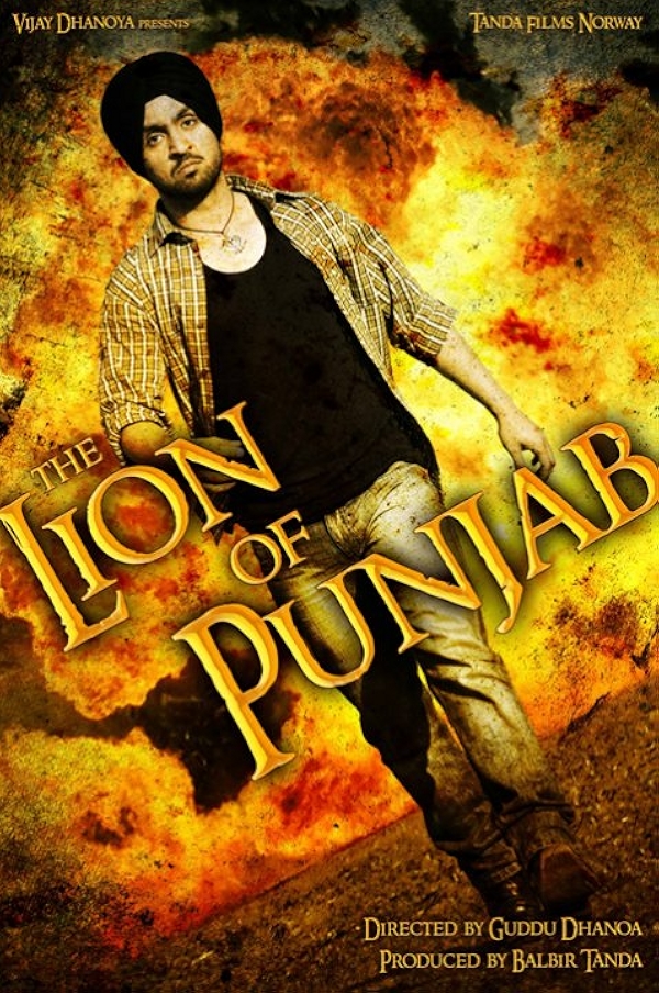 Movie poster for THE LION OF PUNJAB (UA rated)