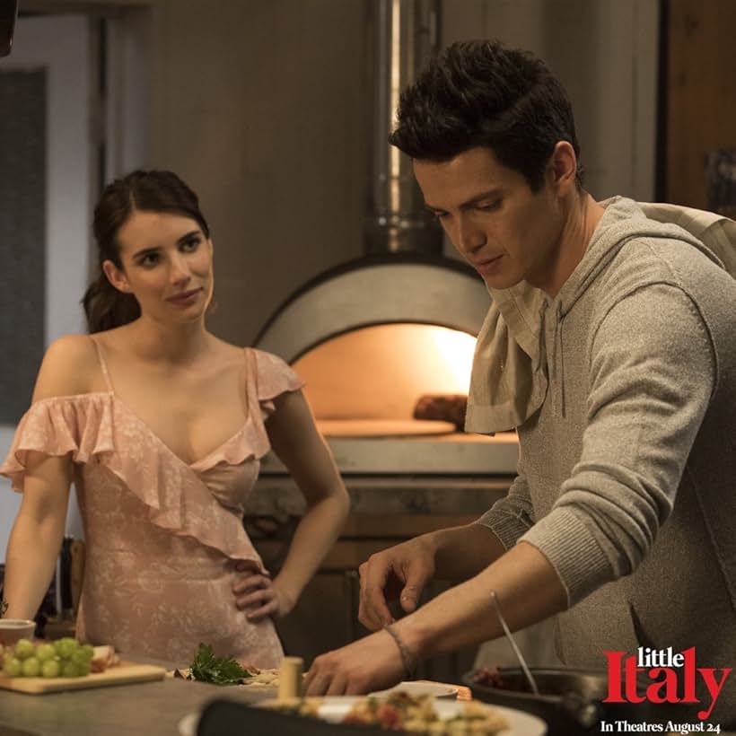 Hayden Christensen and Emma Roberts in Little Italy (2018)