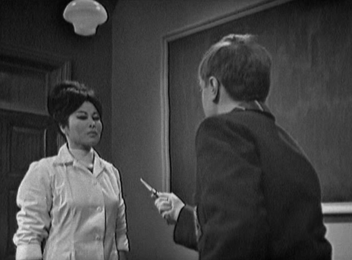 Paula Li Shiu and Martin Norton in The Fissile Missile Makers (1966)