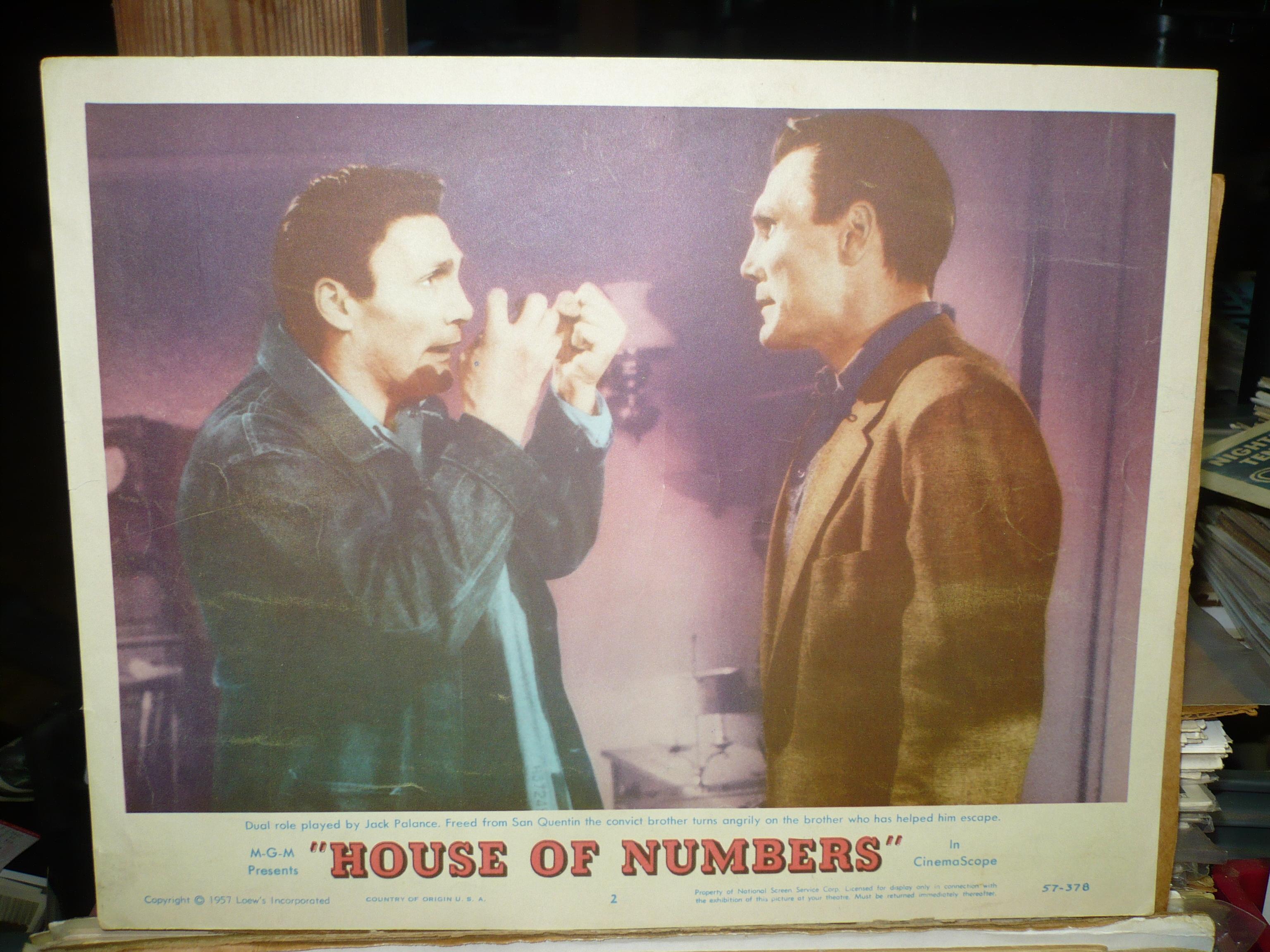 ★ゼロ0番号の家・HOUSE OF NUMBERS★映画パンフレット★当時物 ☆ゼロ0番号の家・HOUSE OF NUMBERS☆映画パンフレット☆当時物