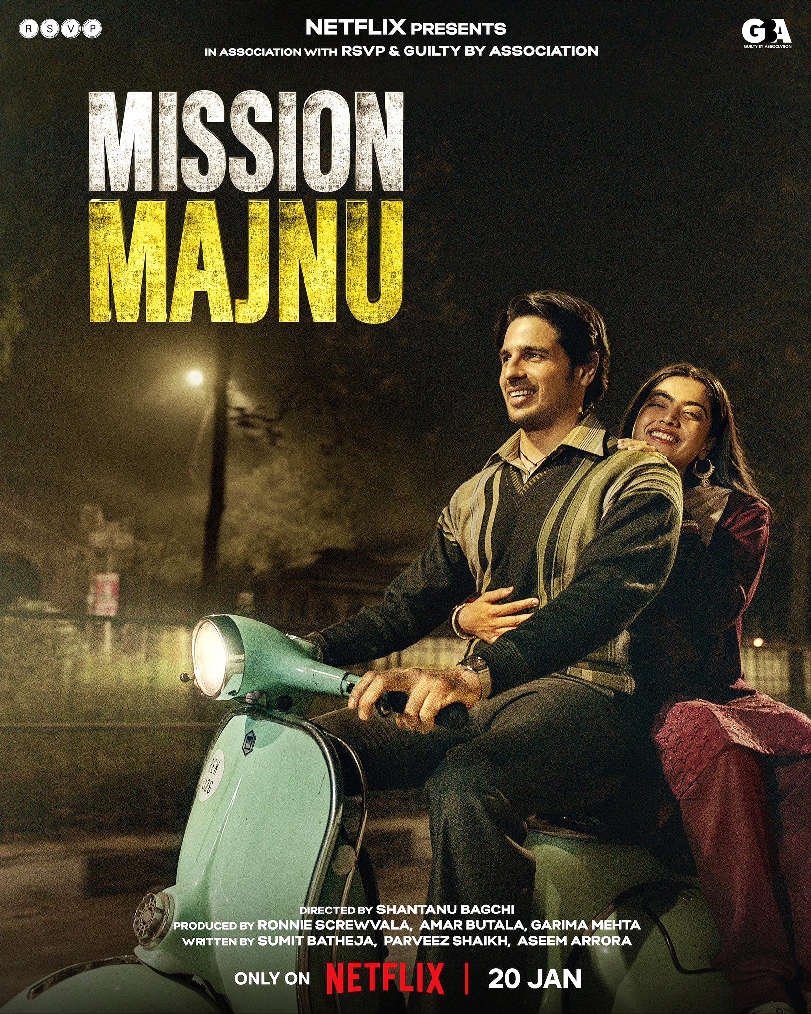 Mission Majnu (2023) Hindi Movie Poster