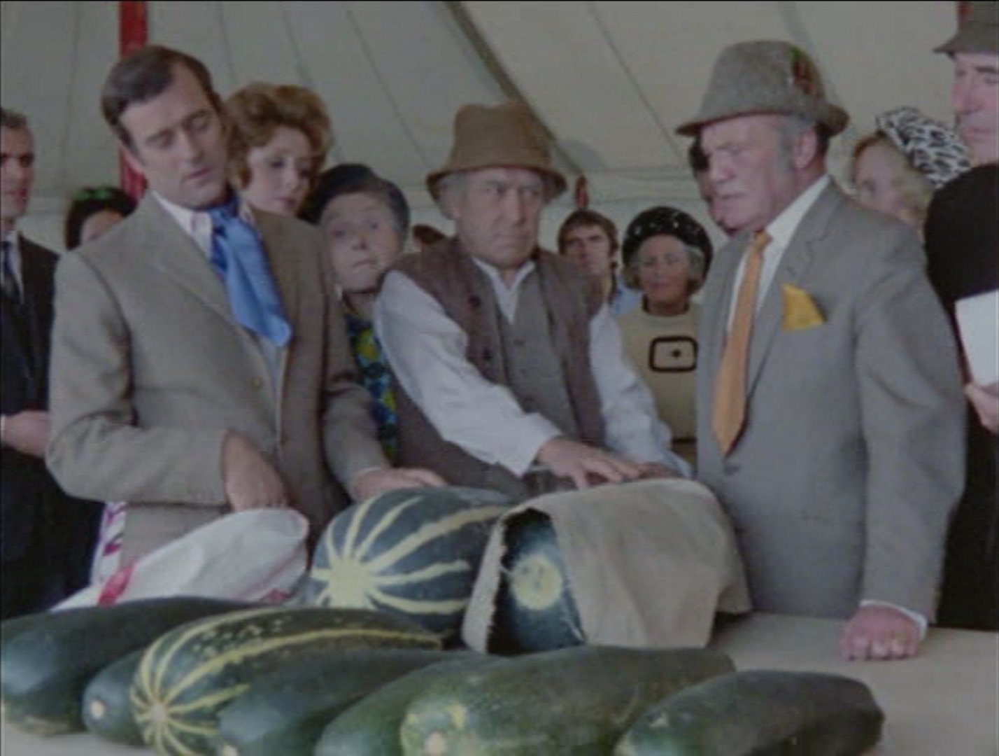 Peter Butterworth, Elspet Gray, Arthur Lovegrove, Gwen Nelson, and Moray Watson in Catweazle (1970)