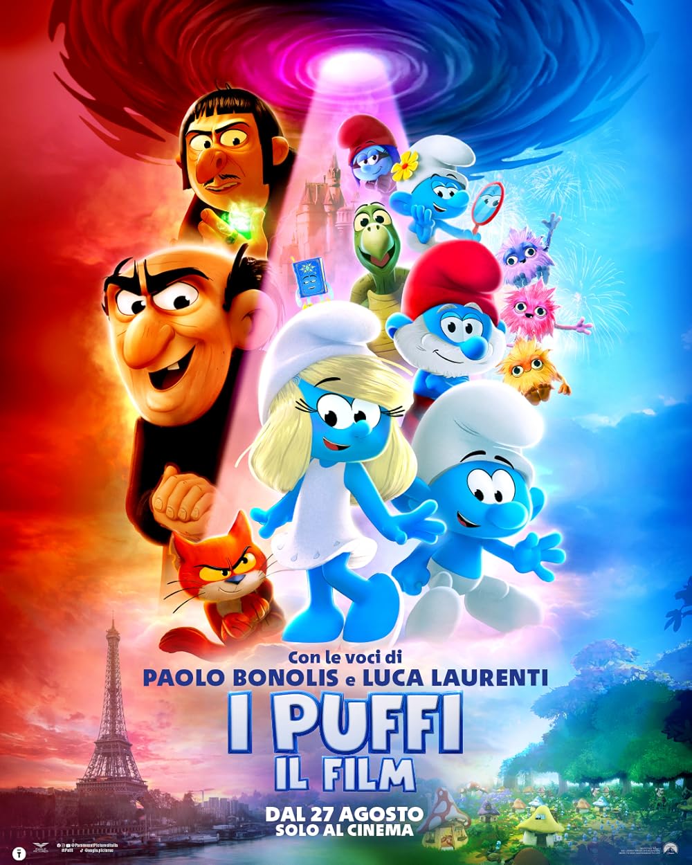 I Puffi: Il Film (2025) Official Movie Poster - 1080p Official Poster for I Puffi: Il Film (2025) 1080p