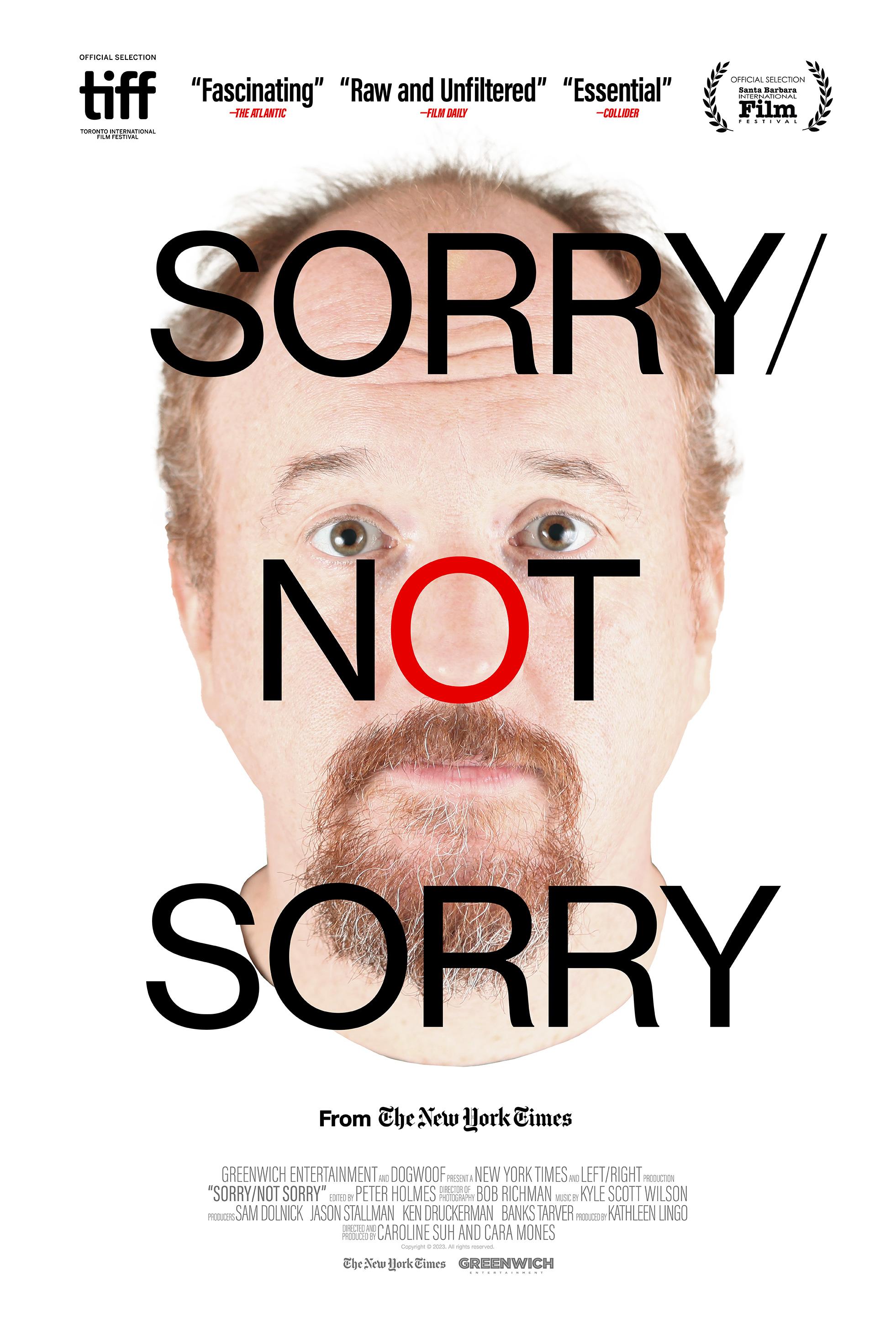 Poster of Sorry/Not Sorry