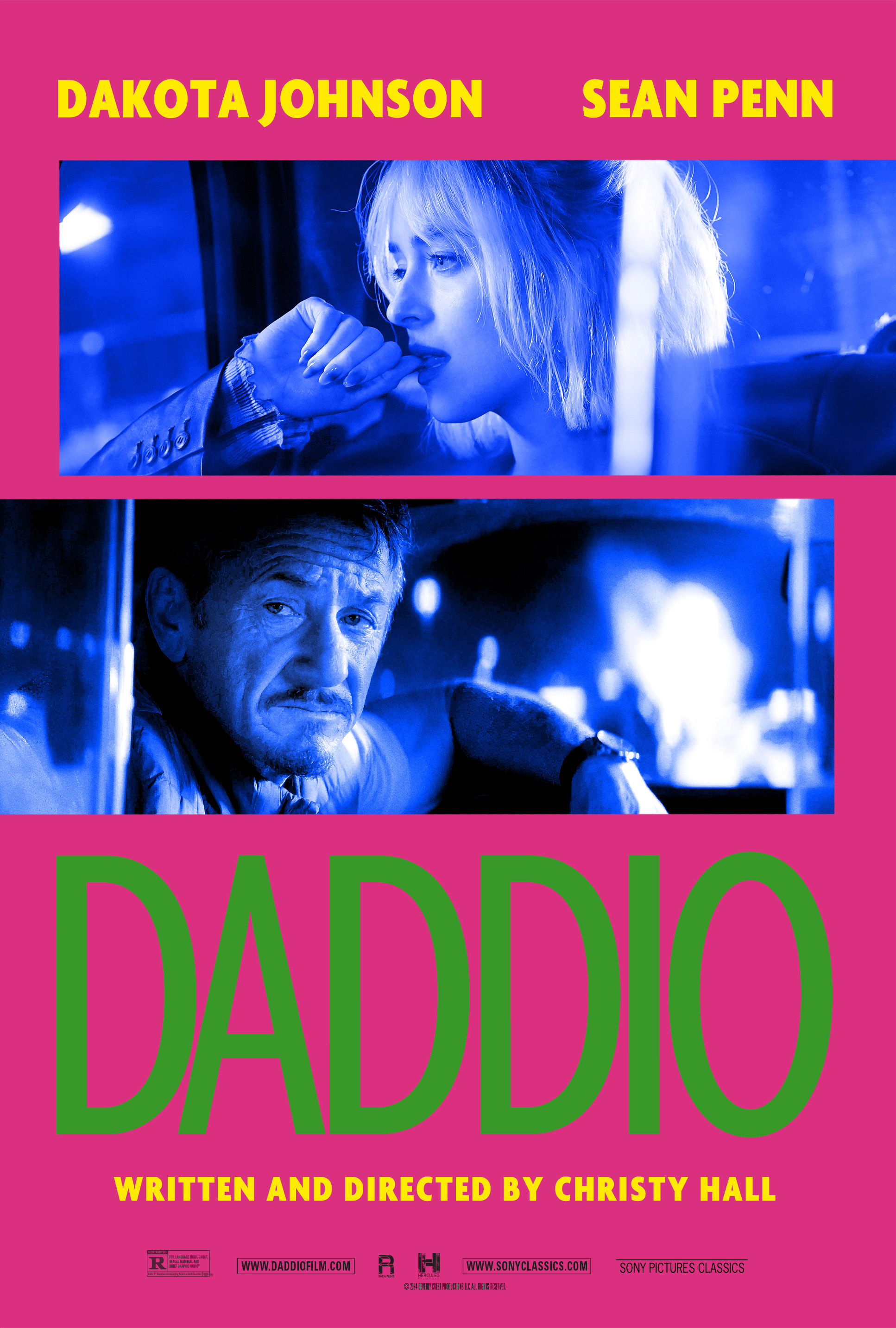 Sean Penn and Dakota Johnson in Daddio (2023)