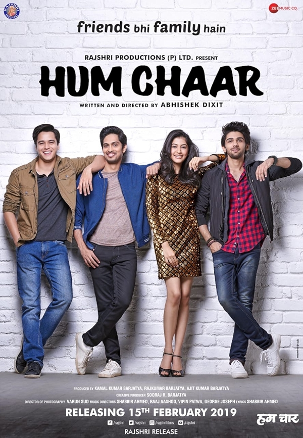 Movie poster for HUM CHAAR (UA rated)
