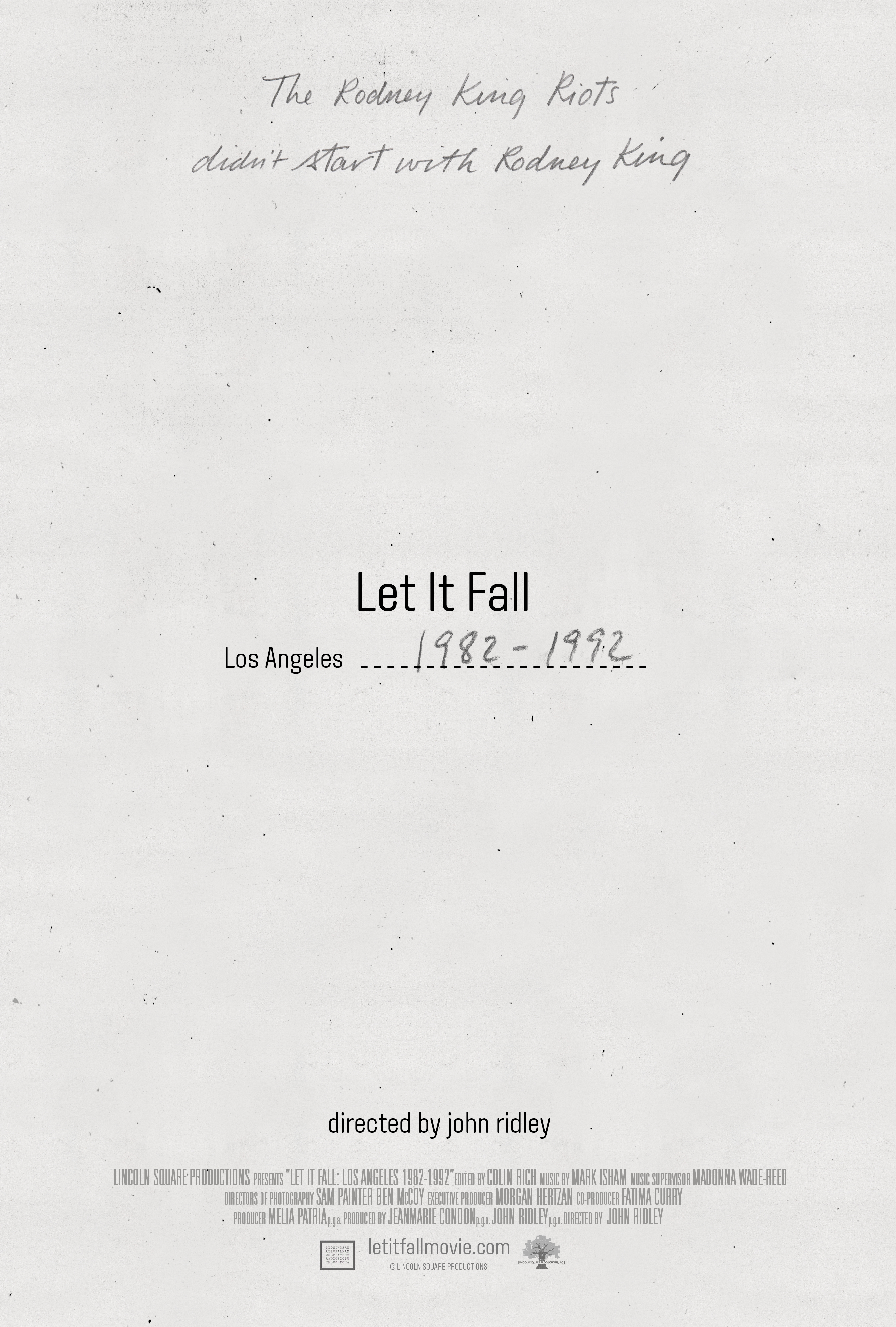 Poster of Let It Fall: Los Angeles 1982-1992