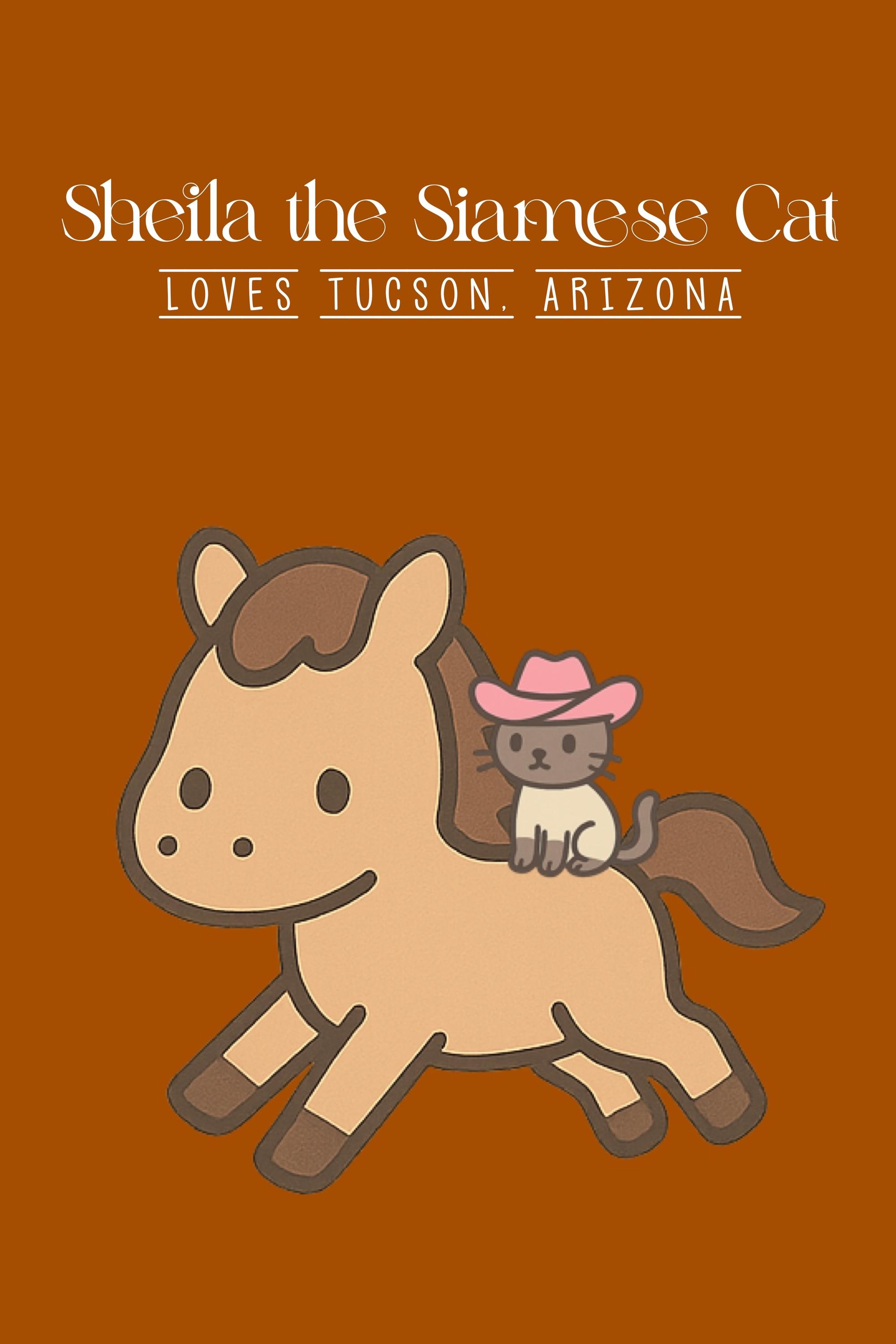 Sheila the Siamese Cat Loves Tucson, Arizona