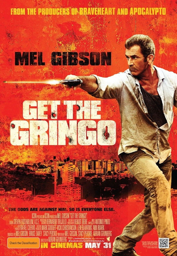 Movie poster for GET THE GRINGO (UA rated)