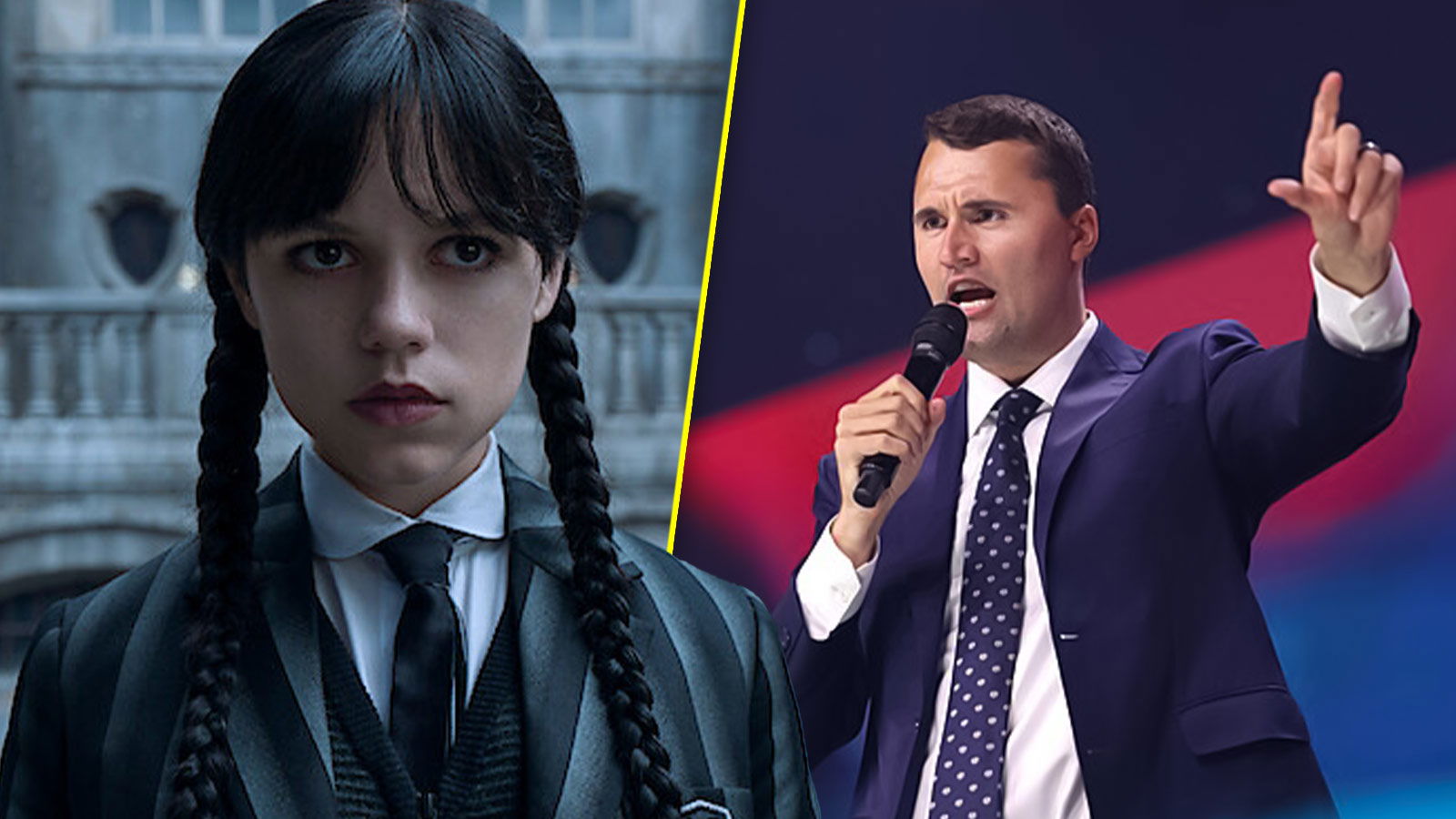 Wednesday Star Criticizes Charlie Kirk After His Shooting: “He said gay  pride is a sin” - IMDb