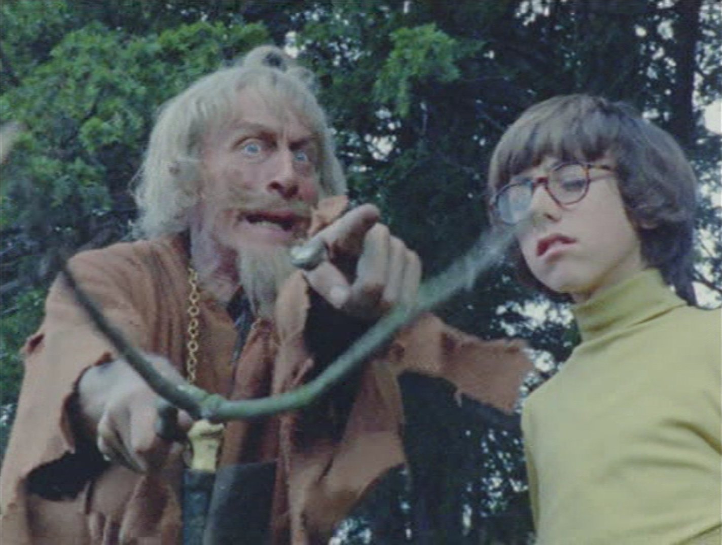 Geoffrey Bayldon and Gary Warren in Catweazle (1970)