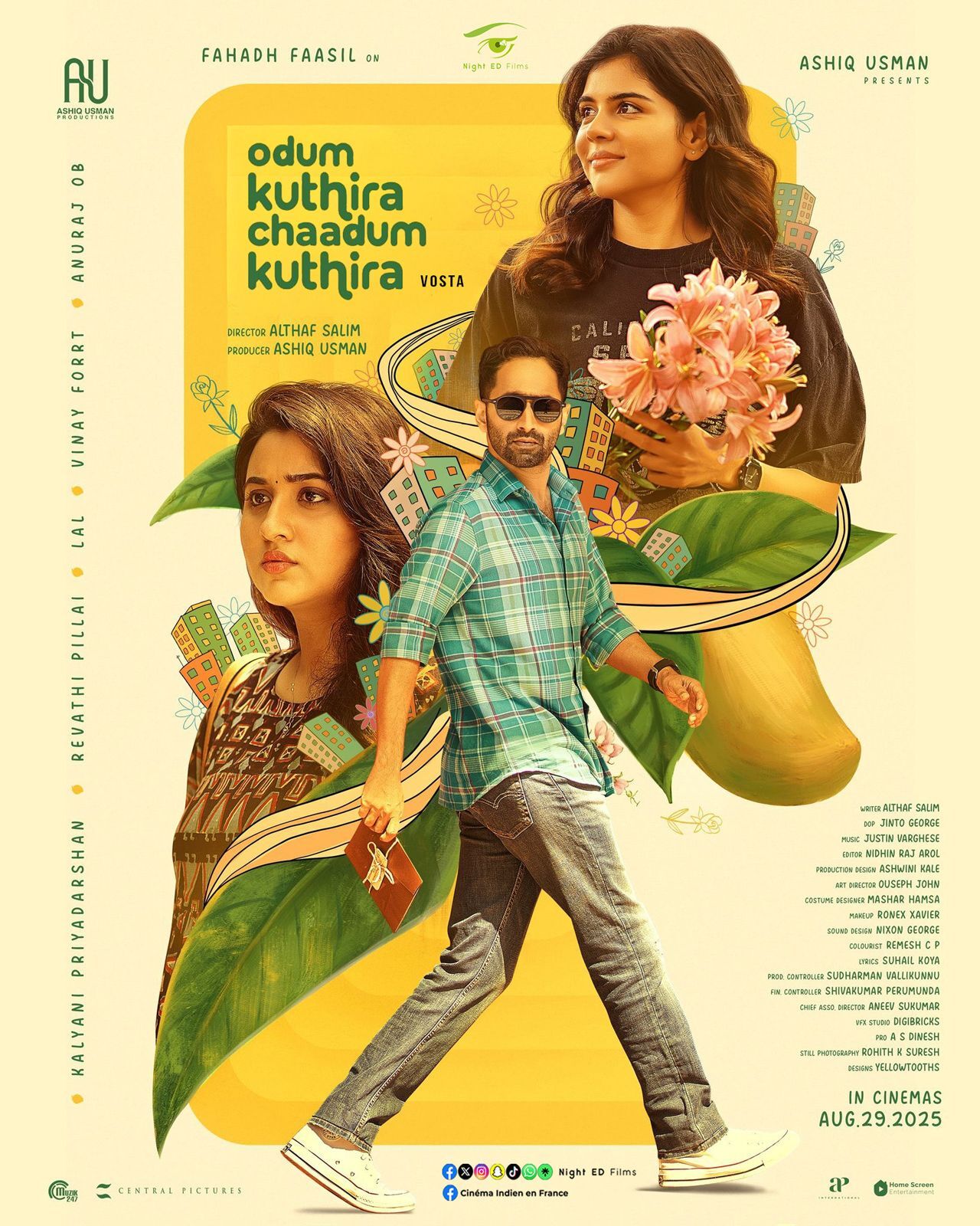 Odum Kuthira Chadum Kuthira (2025) Hindi Dubbed Movie Poster