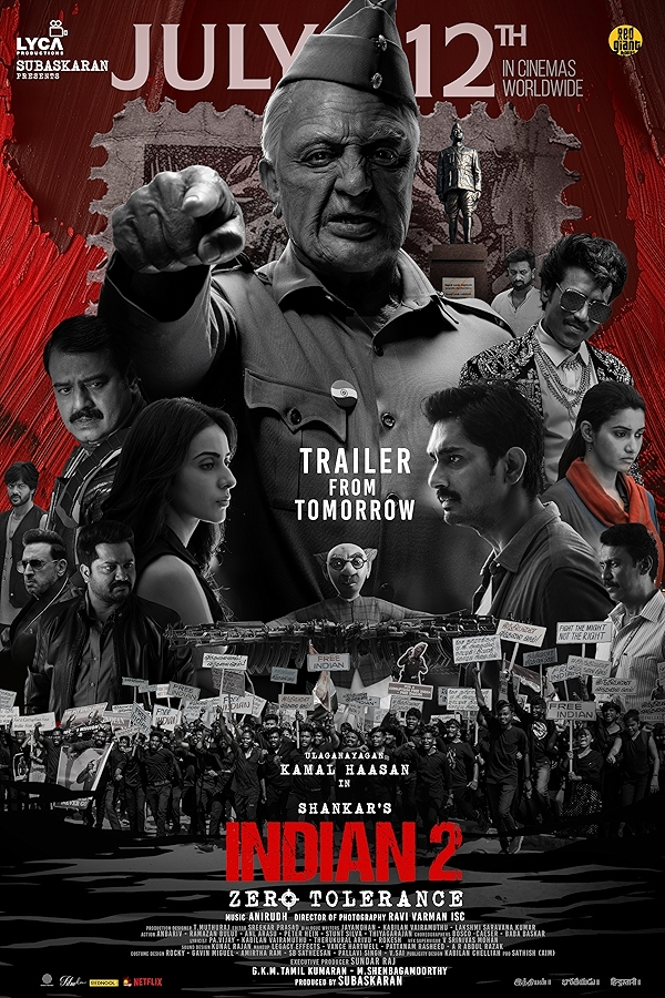 Movie poster for INDIAN 2 (UA 13+ rated)