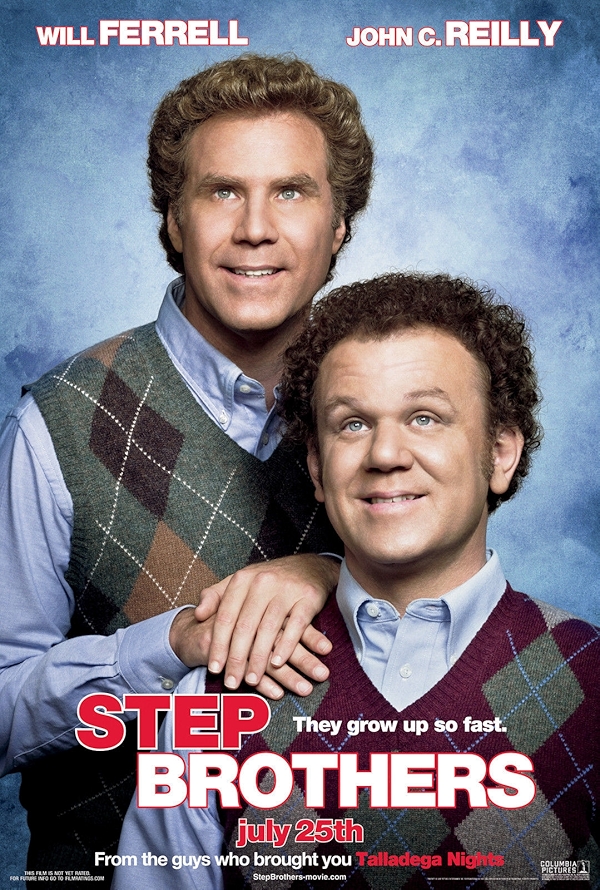 Movie poster for STEP BROTHERS (UA rated)