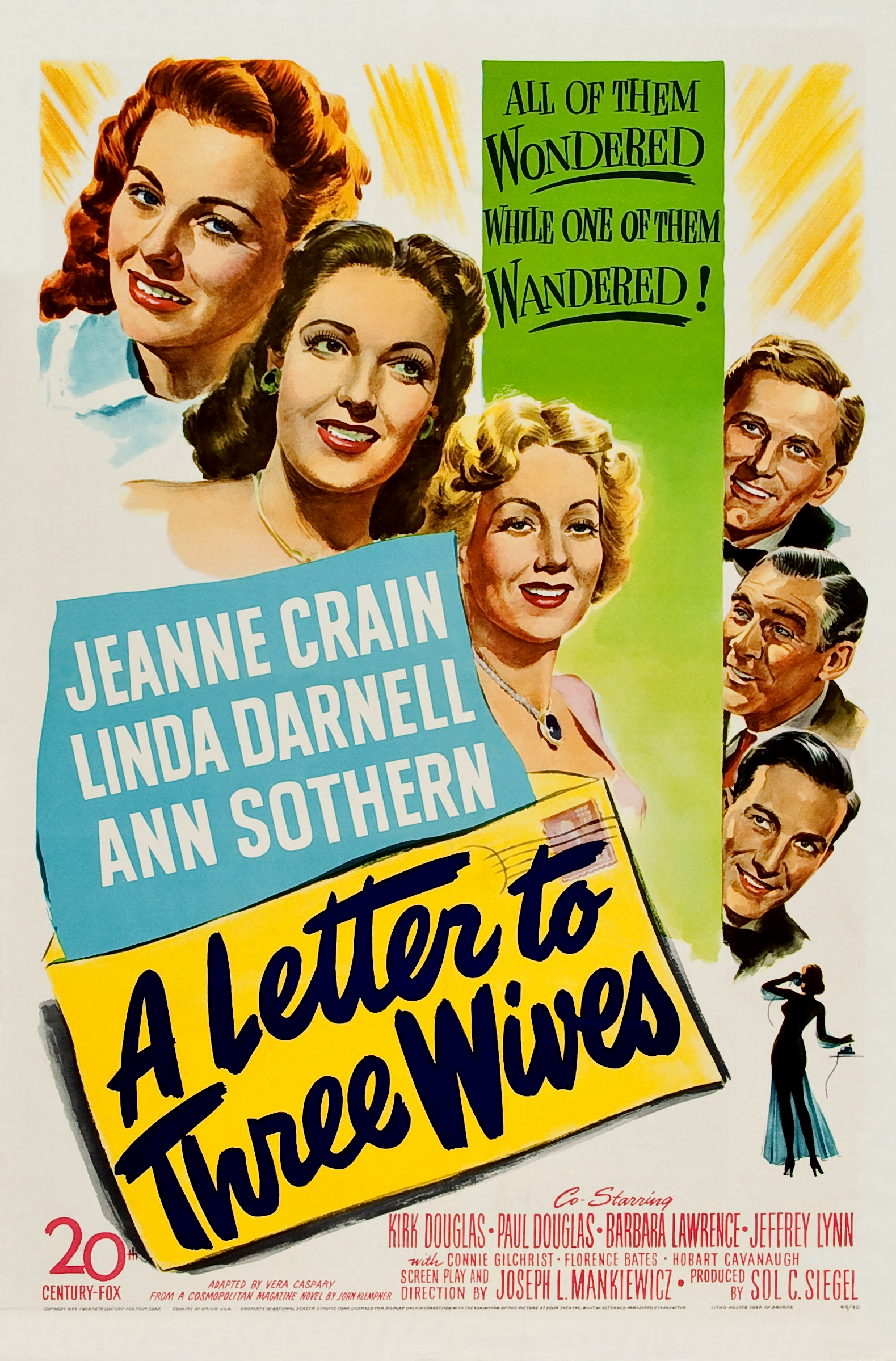その他 Letter to Three Wives: 65th Anniversary [Blu-ray] Amazon.com: A Letter to Three Wives (1948) DVD : Electronics