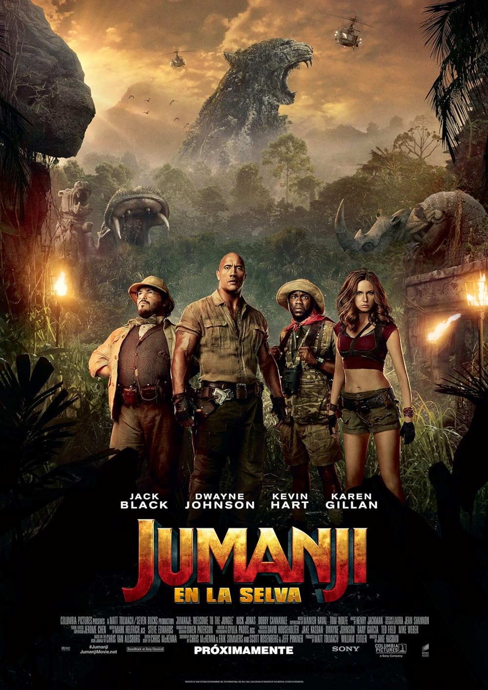 Jumanji: En la selva (2017) - IMDb