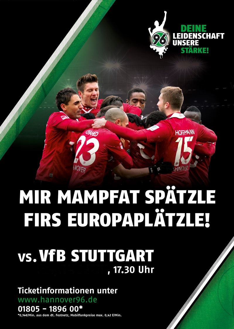 German Bundesliga Stuttgart vs Hannover 96