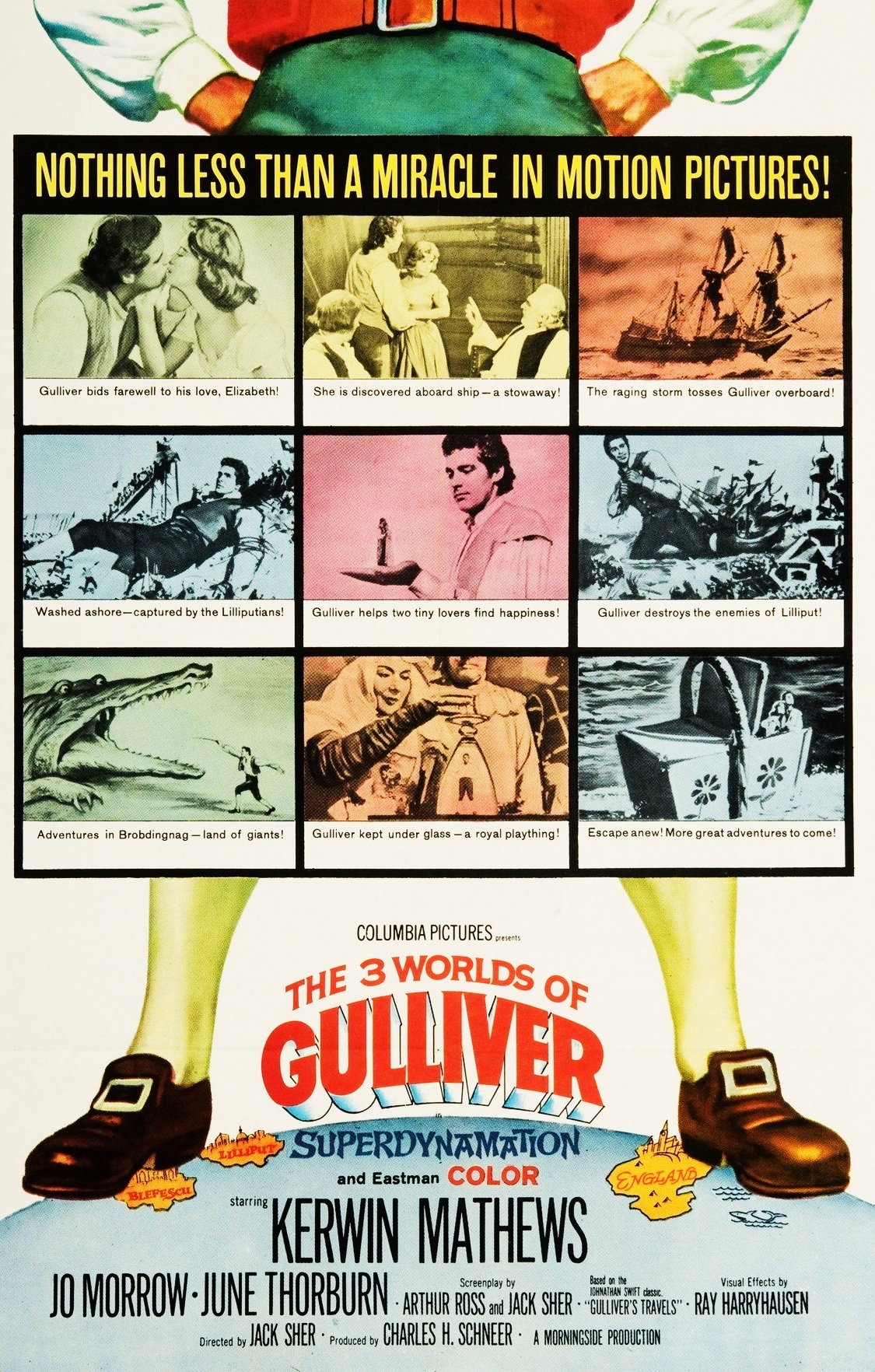 Poster of The 3 Worlds of Gulliver