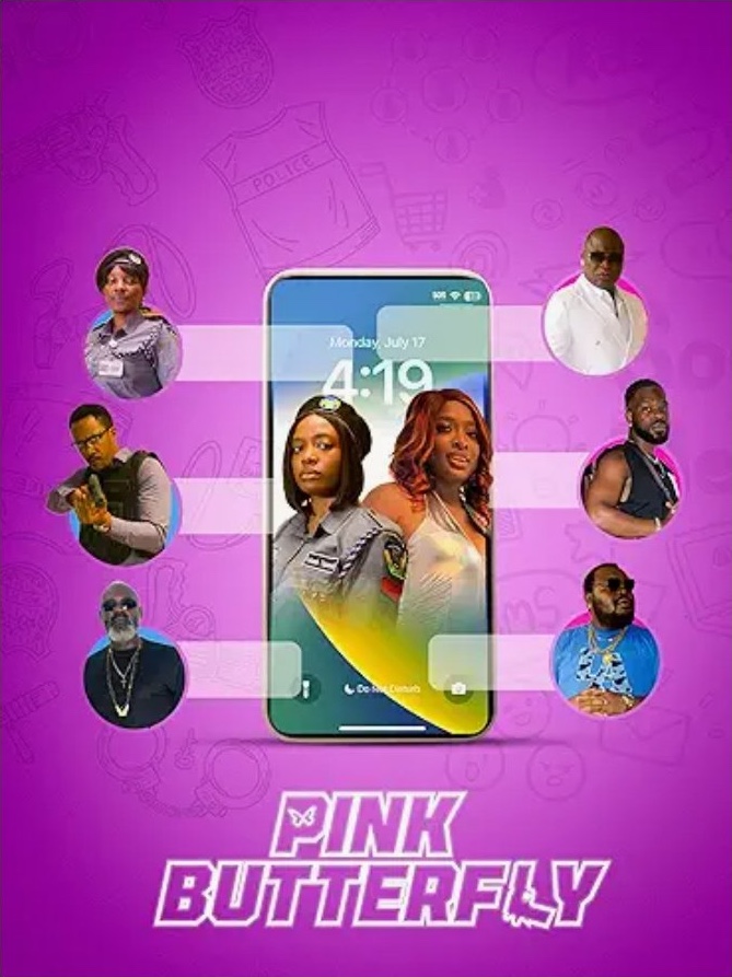 Poster of Pink Butterfly