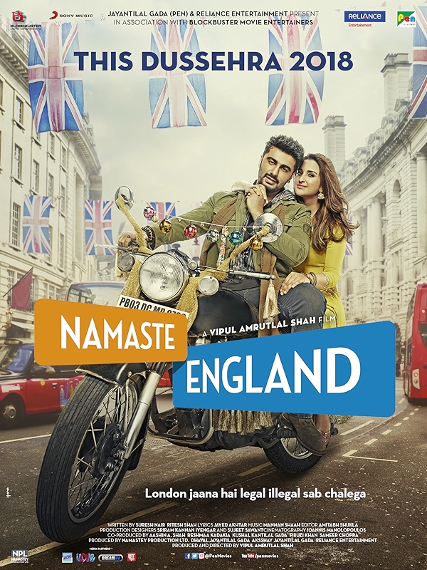 Movie poster for NAMASTE ENGLAND (UA rated)