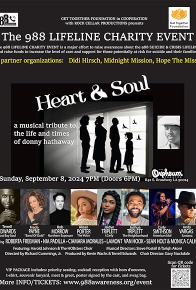 Primary photo for Heart & Soul - A Musical Tribute to the Life & Times of Donny Hathaway Primary photo for Heart & Soul - A Musical Tribute to the Life & Times of Donny Hathaway