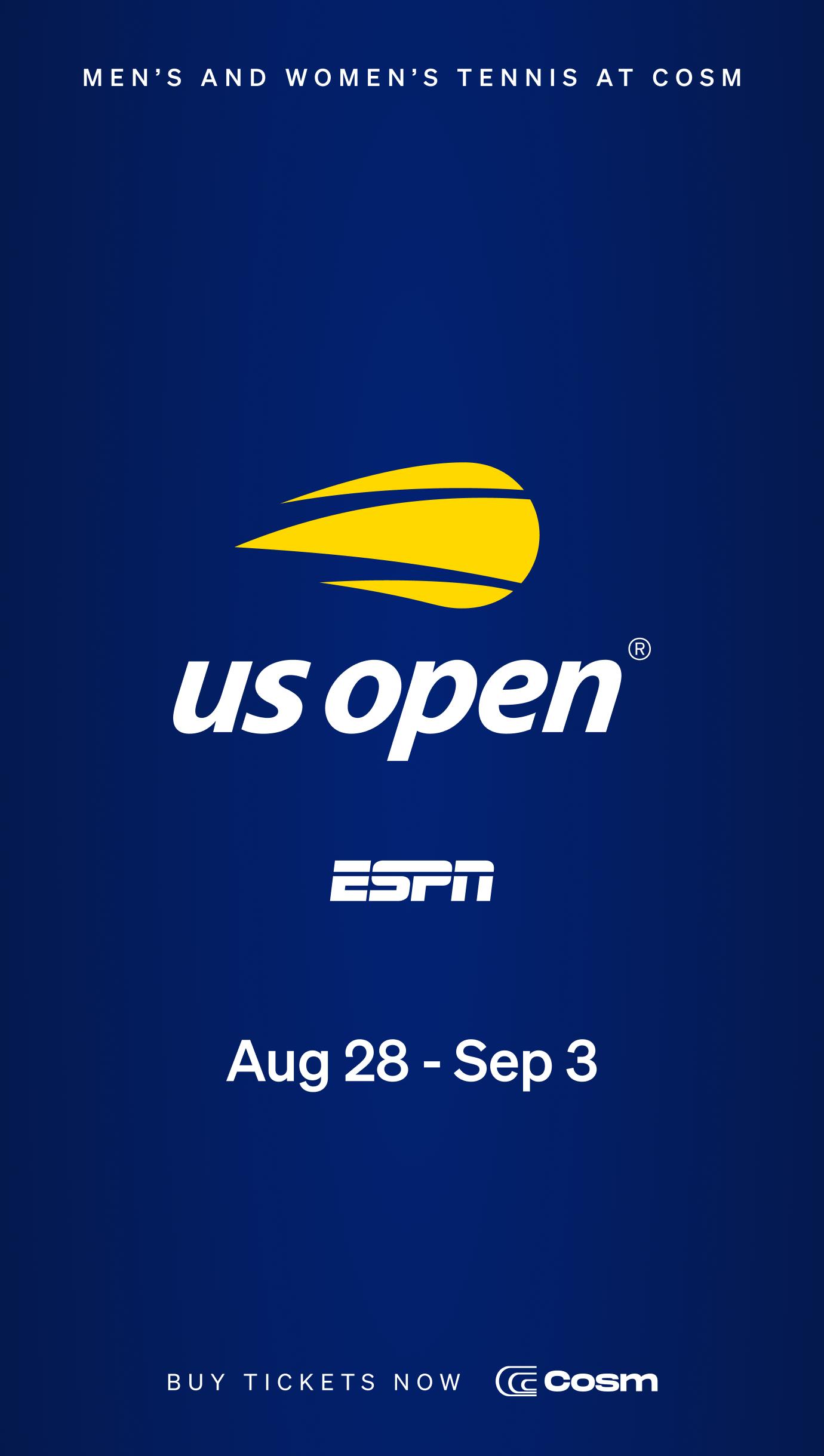 US Open Tennis Championship in COSM Shared Reality