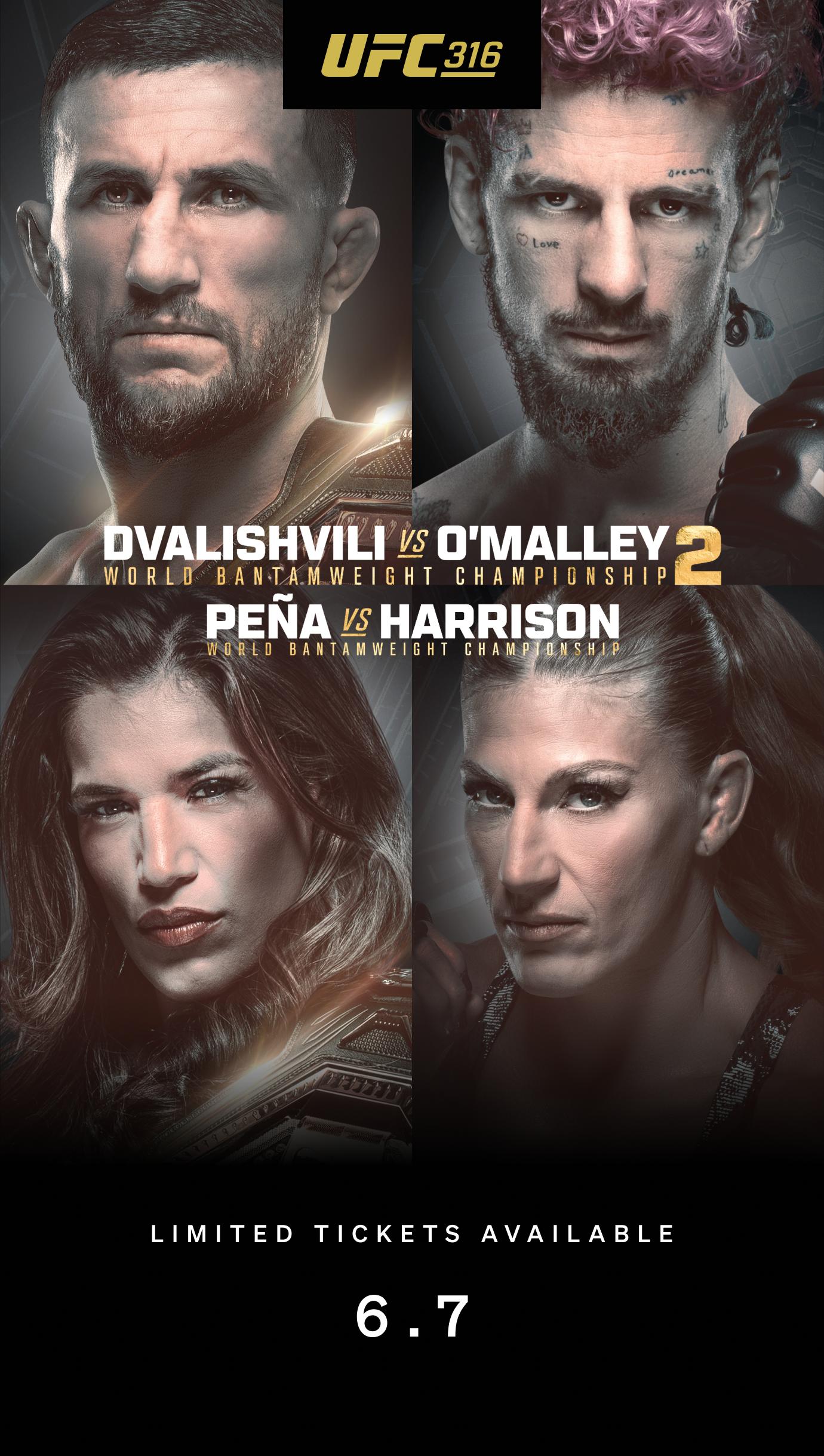 UFC 316: Dvalishvili vs. O'Malley 2 in COSM Shared Reality