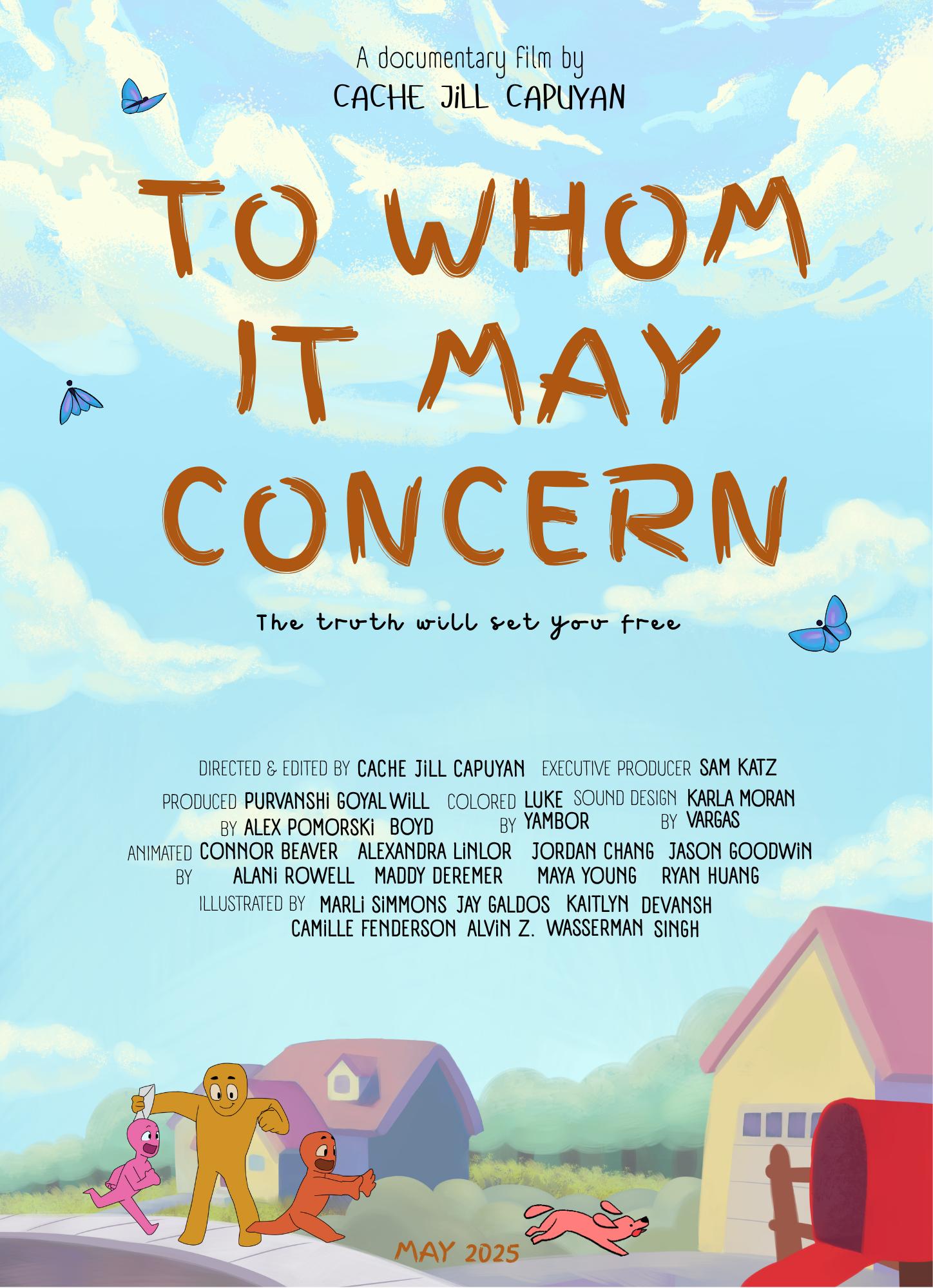 To Whom It May Concern