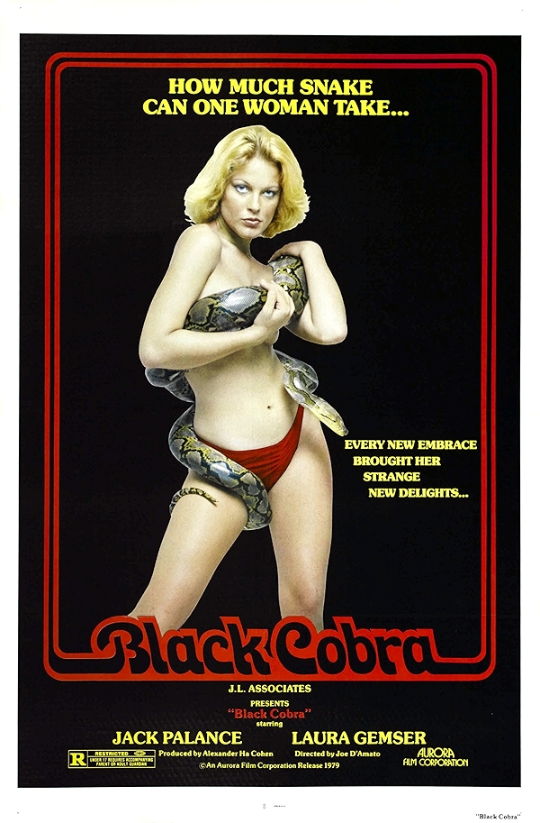 Movie poster for BLACK COBRA (UA rated)