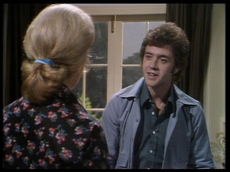 Patricia Donahue and Michael Kitchen in Thriller (1973)