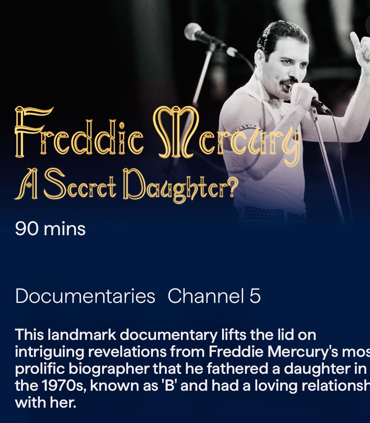 Freddie Mercury: A Secret Daughter?