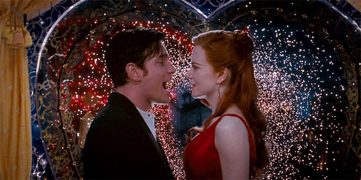 Nicole Kidman and Ewan McGregor in Moulin Rouge (2001)