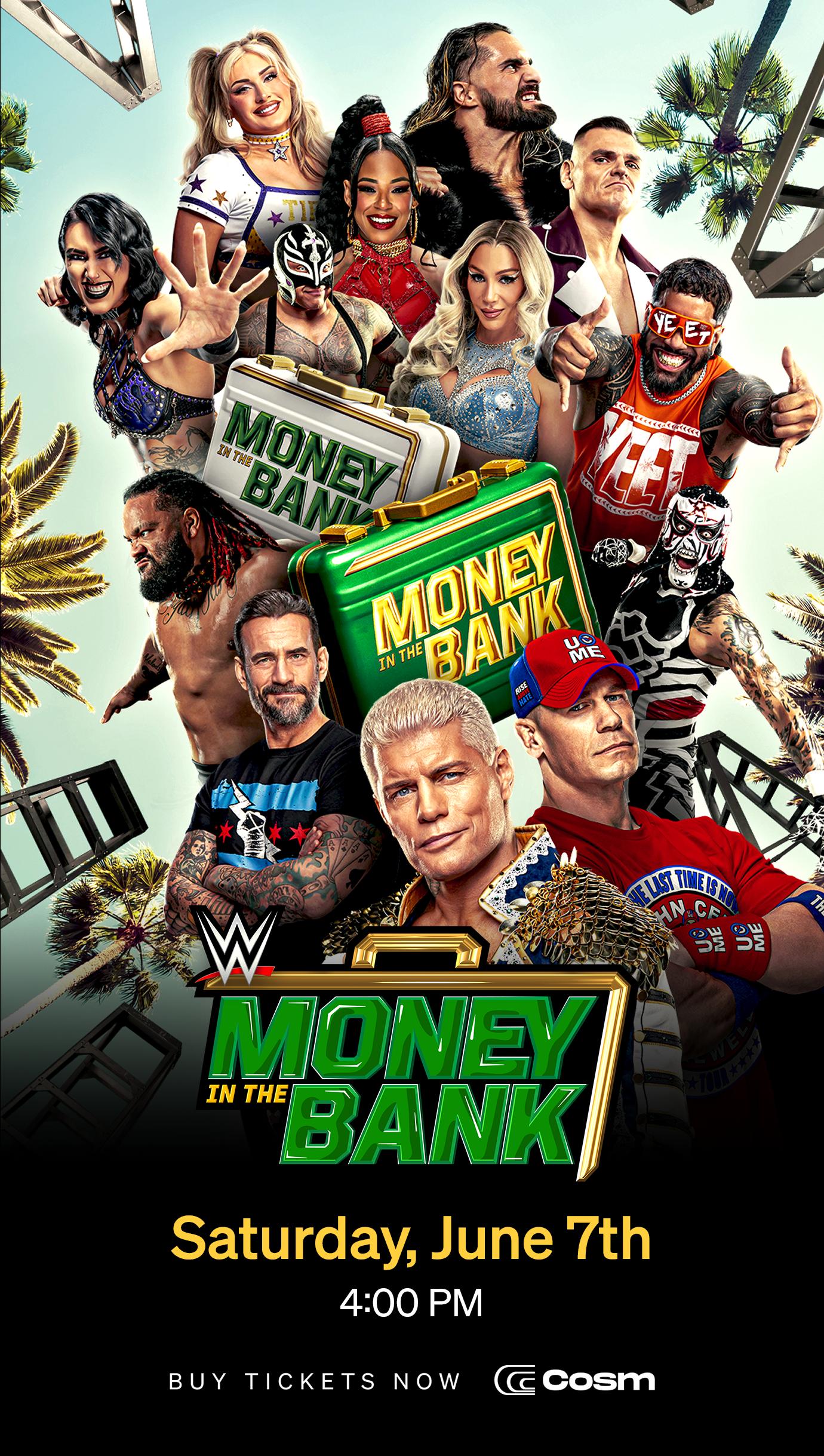 WWE Money in the Bank in COSM Shared Reality