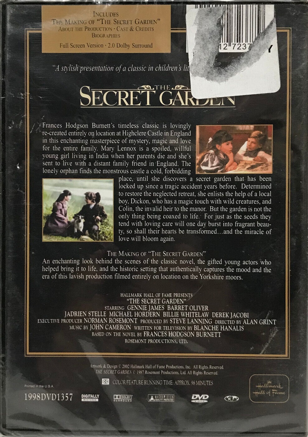 (未使用･未開封品)Secret Garden (1987) [VHS] The Secret Garden (VHS, 1994) for sale online | eBay