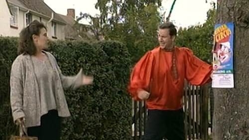 Chris Barrie and Harriet Thorpe in At the Double (1996)