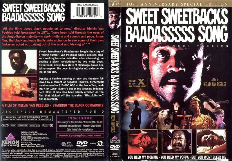 希少　スウィート スウィート バックBAADASSSS SONG DVD　70s 希少 スウィート スウィート バックBAADASSSS SONG DVD 70s