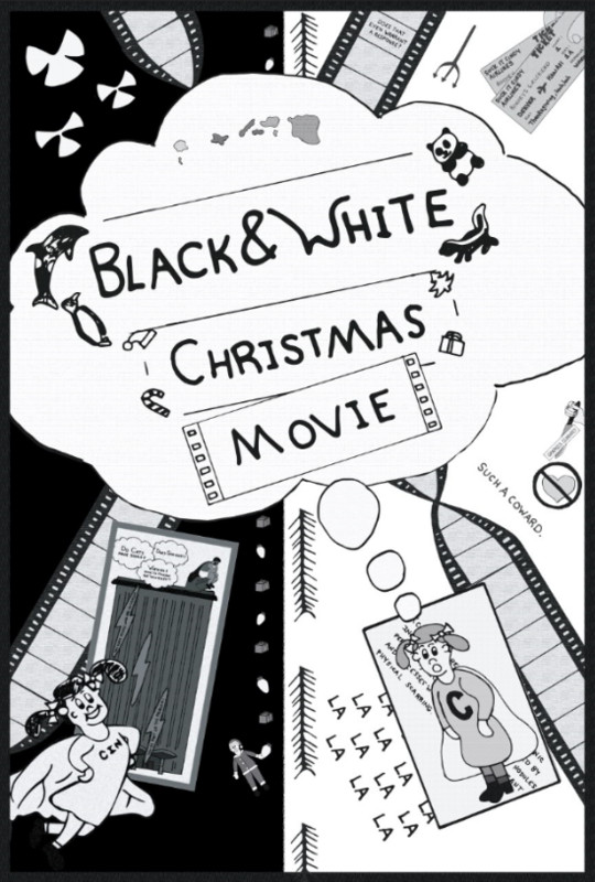 Black & White Christmas Movie