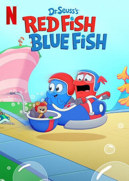 Poster of Dr. Seuss's Red Fish, Blue Fish