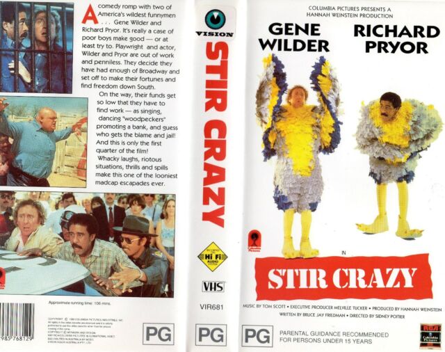 STIR CRAZY USオリジナル映画ポスター STIR CRAZY USオリジナル映画ポスター STIR CRAZY USオリジナル