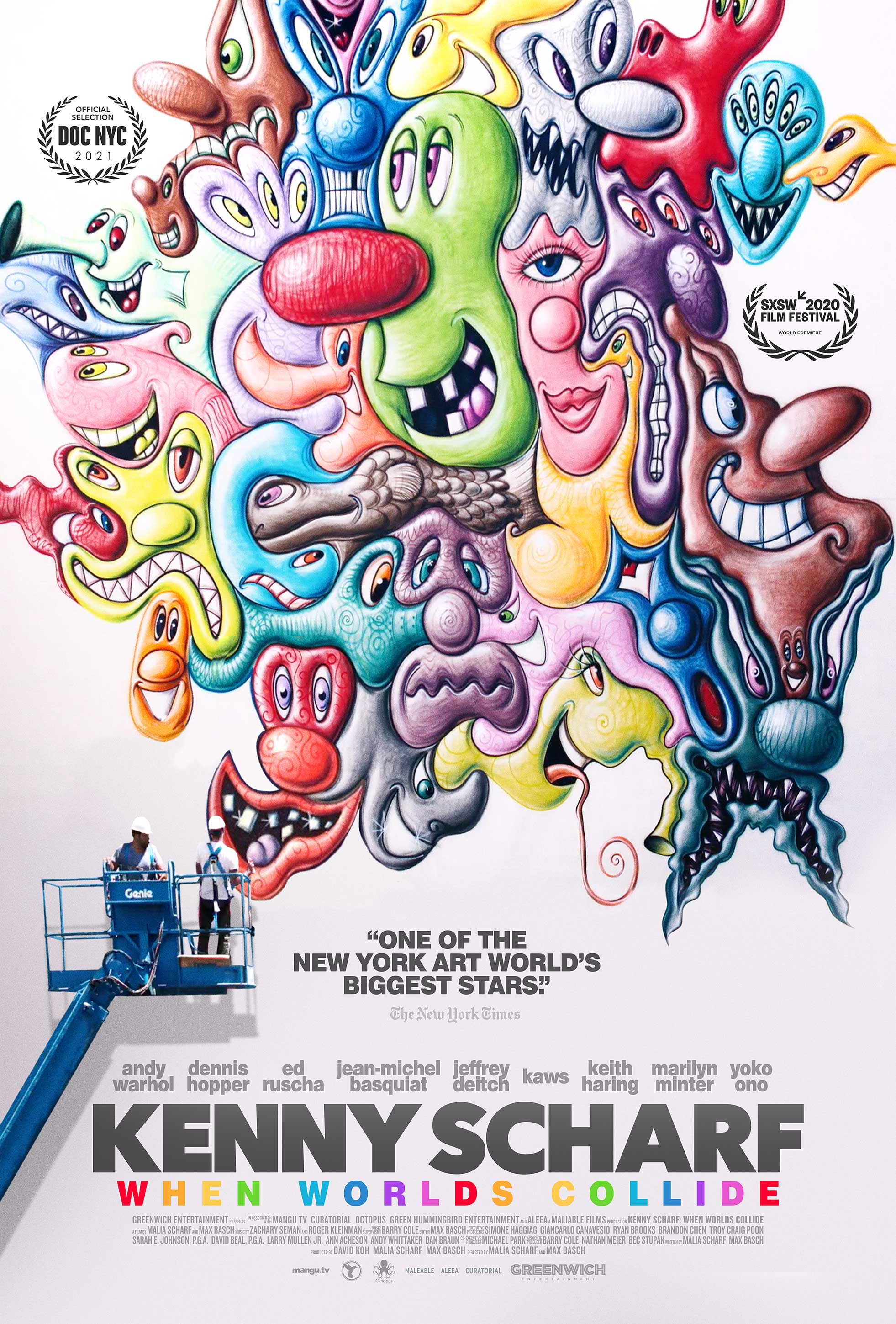 Poster of Kenny Scharf: When Worlds Collide