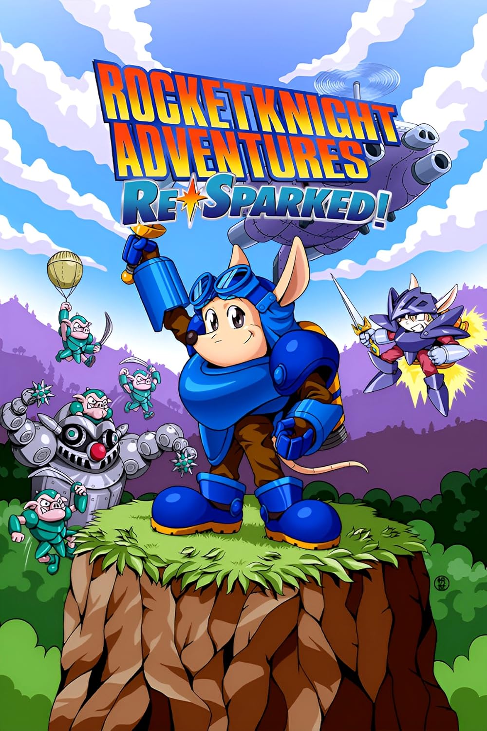 新品未開封ROCKET KNIGHT ADVENTURES Re-Sparked Amazon.com: Rocket Knight Adventures Re:Sparked - Nintendo